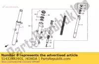 51432KRJ901, Honda, kawa?ek, blokada oleju honda fes swing  a fes125 fes125a fes150 fes150a 125 150 , Nowy