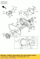 110611081, Kawasaki, gasket,cover,lh kawasaki vn classic fi n d a mean streak p drifter r j g f b h vulcan e nomad l  tourer vn1500 1500 vn1600 1600 , New