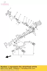 Ici, vous pouvez commander le rondelle, serrure (4g0) auprès de Yamaha , avec le numéro de pièce 902151817800: