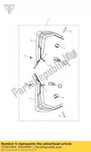 triumph T2303384 staffa paramano - Il fondo