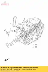 Tutaj możesz zamówić ? A? Cuch, pompa oleju (5g2) od Yamaha , z numerem części 945802506200: