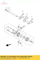 Here you can order the fork, shift 2 from Yamaha, with part number 4KM185120000: