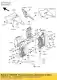 Hose-cooling,head-rad.lh kx250 Kawasaki 390620074