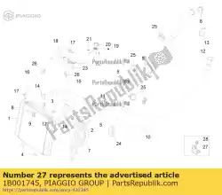 Aquí puede pedir plato de Piaggio Group , con el número de pieza 1B001745: