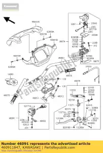 Kawasaki 460911847 housing-assy-control, - Bottom side