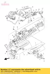 Ici, vous pouvez commander le filtre à air auprès de Yamaha , avec le numéro de pièce 5EL148060000: