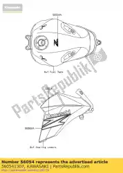 Tutaj możesz zamówić znak, ca? Un, kawasaki od Kawasaki , z numerem części 560541307: