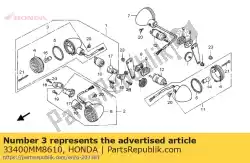 Here you can order the winker assy., r. Fr. (12v from Honda, with part number 33400MM8610: