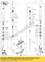 440260234, Kawasaki, 01 horquilla delantera de resorte kawasaki  1000 2019 2020, Nuevo