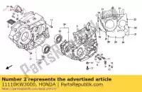 11110KW3000, Honda, piastra, sfiato honda nx  2 nx250 250 , Nuovo