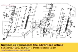 Qui puoi ordinare caso assy., l. Parte inferiore da Honda , con numero parte 51520MCA003:
