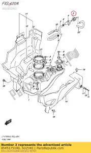 Suzuki 8545175100 válvula, che de 2 vías - Lado inferior