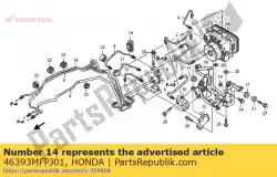 Here you can order the no description available at the moment from Honda, with part number 46393MFPJ01: