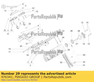 Piaggio Group 976341 ?a?cuch wa?ka rozrz?du - Dół