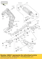 Qui puoi ordinare arm-susp, uni trak, f. S. Bl da Kawasaki , con numero parte 39007037518R: