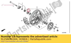 honda 91258KM1004 uszczelka skrzyni biegów pr?dko?ciomierza (nok) - Dół