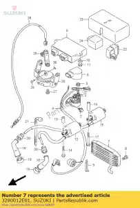 suzuki 3280012E01 spanningsregelaar - Onderkant