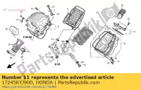 17245KYJ900, Honda, deksel sub ass., luchtfilter honda cbr  r ra cbr250r cbr250ra 250 , Nieuw