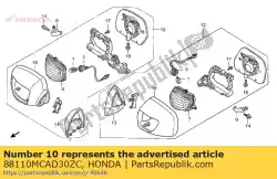 Qui puoi ordinare specchio assy., r. Indietro * r3 da Honda , con numero parte 88110MCAD30ZC: