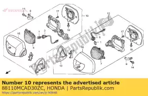 Honda 88110MCAD30ZC specchio assy., r. indietro * r3 - Il fondo