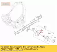 79236076000, KTM, soupape de distribution double roue gasgas husqvarna ktm  sx xc 250 350 2015 2016 2017 2018 2019 2020 2021 2022, Nouveau