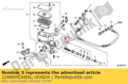 Aqui você pode pedir o conjunto de pistão, mestre em Honda , com o número da peça 22886MCA006: