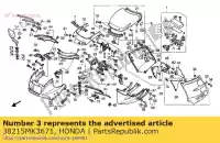 38215MK3671, Honda, etykieta, bezpiecznik honda vfr  f r vfr750f 750 , Nowy