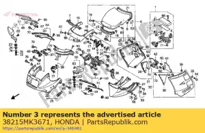 Honda 38215MK3671 etichetta, fusibile - Il fondo