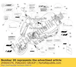 Here you can order the kit decalco vespa gts 75? From Piaggio Group, with part number 2H004374: