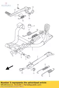 suzuki 0918010113 arbusto - Lado inferior