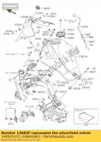 140921033, Kawasaki, coperchio, interruttore di accensione. ex650eds kawasaki er-6f er-6n 650 2013 2014 2015 2016, Nuovo