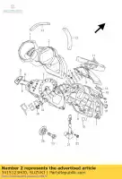 3415123H00, Suzuki, caso, superiore suzuki gsx 1300 2008 2009 2010, Nuovo