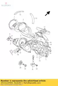 suzuki 3415123H00 caso, superiore - Il fondo