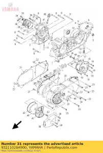 yamaha 93211028A900 o-ring - Dół