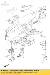 Ici, vous pouvez commander le emblème, yamaha auprès de Yamaha , avec le numéro de pièce 992470014000: