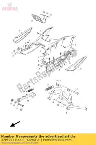 yamaha 37PF71110000 stand, principal - Lado inferior