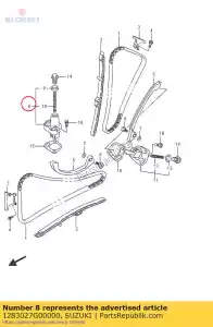 suzuki 1283027G00000 adj.tensioner, f - Lado inferior