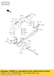 Here you can order the lens-comp,head lamp,l kvf400-c from Kawasaki, with part number 230071354: