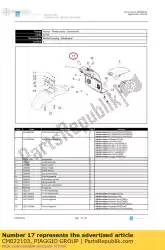 Here you can order the cover from Piaggio Group, with part number CM022103: