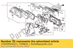 Here you can order the no description available at the moment from Honda, with part number 37600MAJG21: