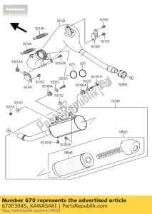 kawasaki 670E3045 anneau 