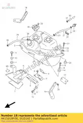 Here you can order the bracket,tank,r. From Suzuki, with part number 4415010F00: