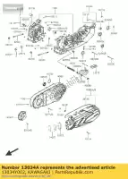 13034Y002, Kawasaki, cuscinetto-estremità grande, verde sc300aef kawasaki j 300 2015 2016, Nuovo