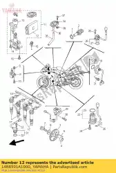 Aquí puede pedir conjunto de la unidad de control del motor de Yamaha , con el número de pieza 14B8591A1000: