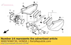 Here you can order the bolt, socket, 6x40 from Honda, with part number 90007KN8730: