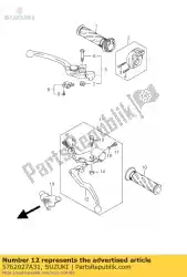 hendel, koppeling van Suzuki, met onderdeel nummer 5762027A31, bestel je hier online: