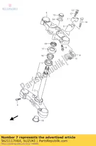 Suzuki 5621117H60 uchwyt, uchwyt - Dół