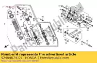 52404KZ4J21, Honda, mola, almofada rr honda cr  r cr125r 125 , Novo