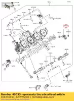 490330013, Kawasaki, nozzle injection zx600p7f Kawasaki ZX-6R Z Ninja R 600 750 250 P M L K EX250 ZR750, New