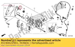 geen beschrijving beschikbaar van Honda, met onderdeel nummer 45190KZZ901, bestel je hier online: